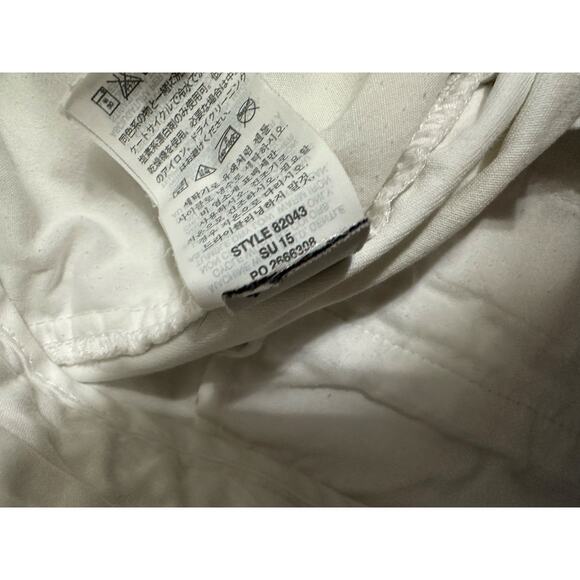 J.crew‎ women's 4'' white chino shorts size 4 - Picture 4 of 5